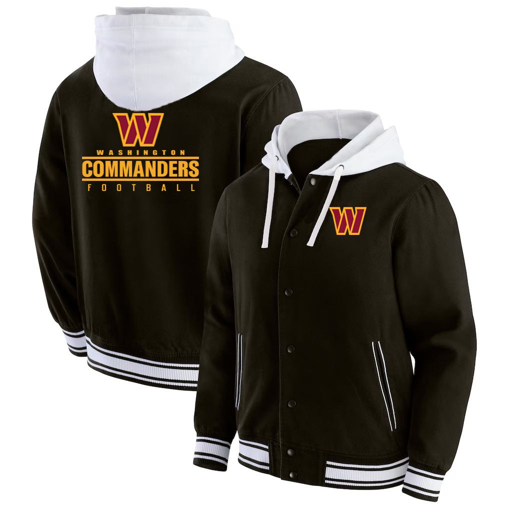 Men 2026 NFL Washington Commanders  jacket hoodie Black 012->baltimore ravens->NFL Jersey